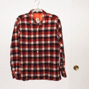 Vintage wool men's shirt 15-15.5 (#EV1626)